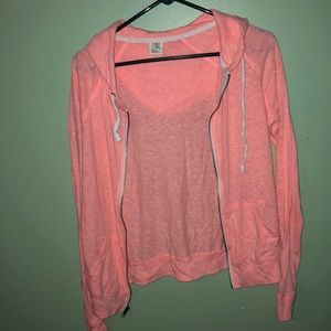 Thin pink jacket from zumiez
